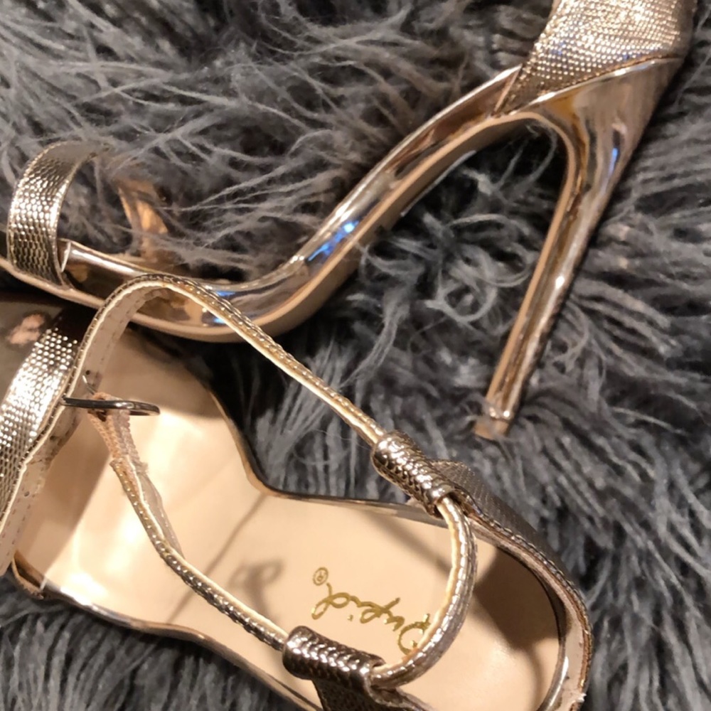 rose gold heels